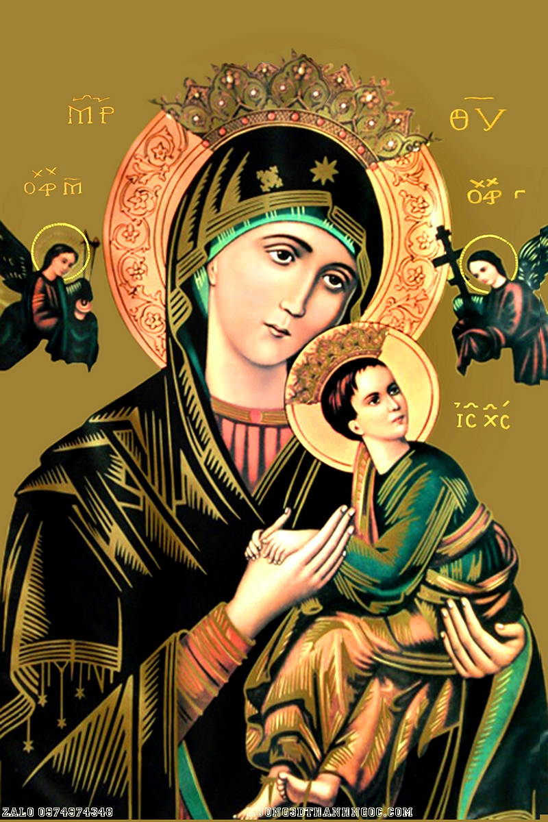 Đức mẹ maria , chúa giêsu chất lượng cao